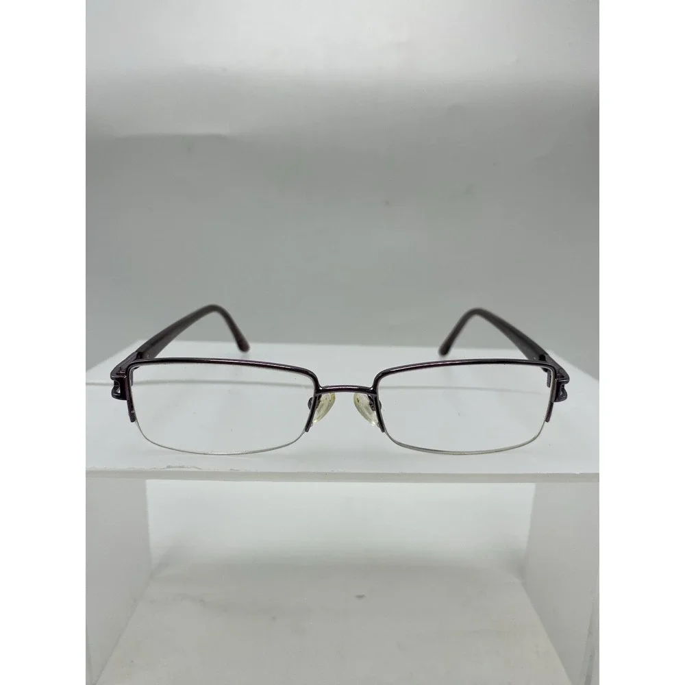 Vendela Eyeglasses FRAMES ONLY V1016 Half Rim 51-17-135 Purple 267